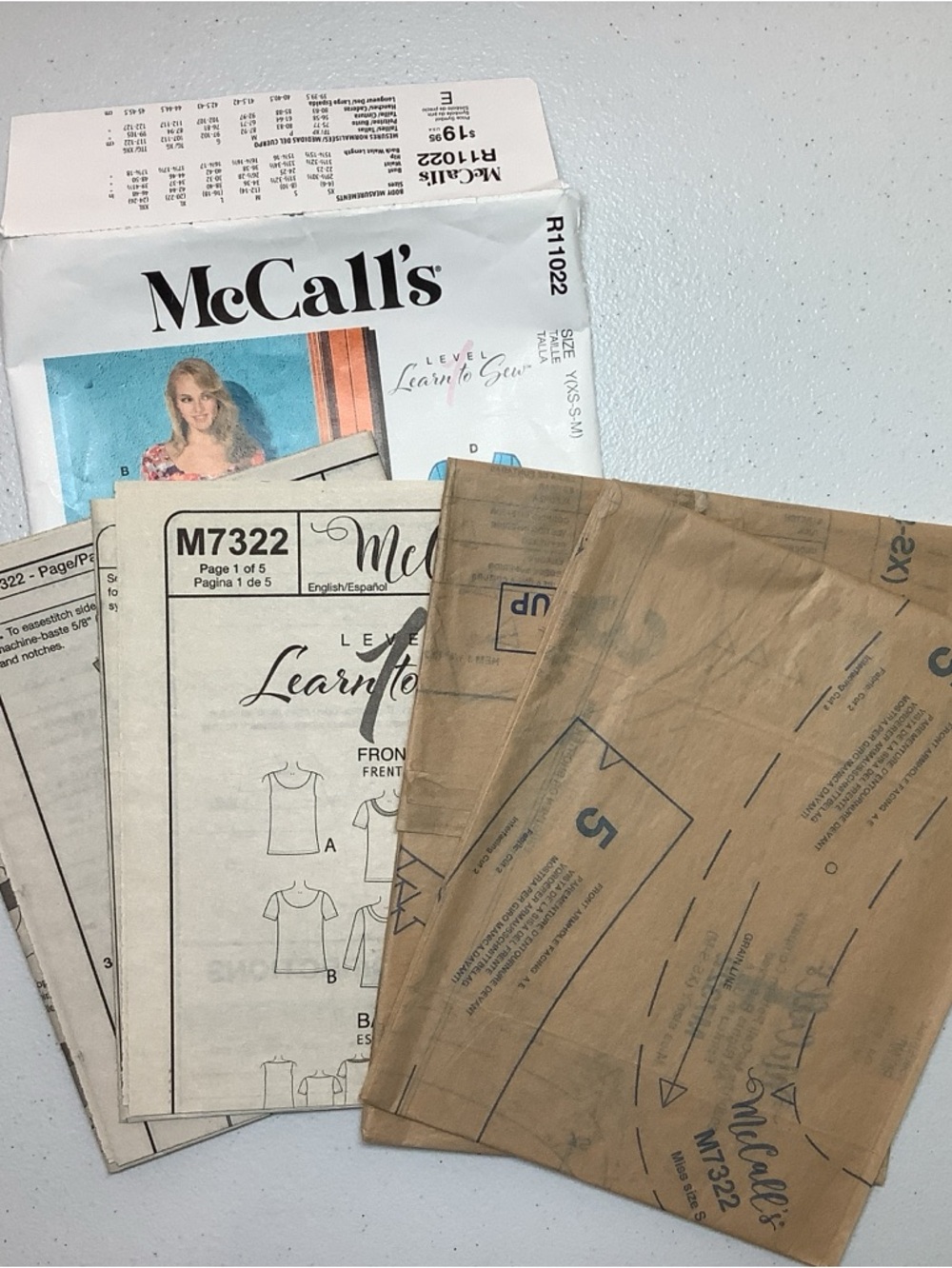 McCall’s R11022 (M7322) Sewing Pattern - Picture 2 of 3